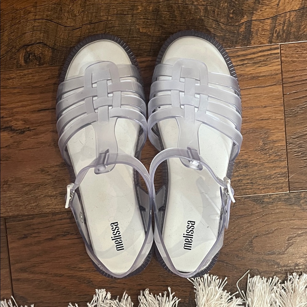 Melissa Transparent Strappy Sandals